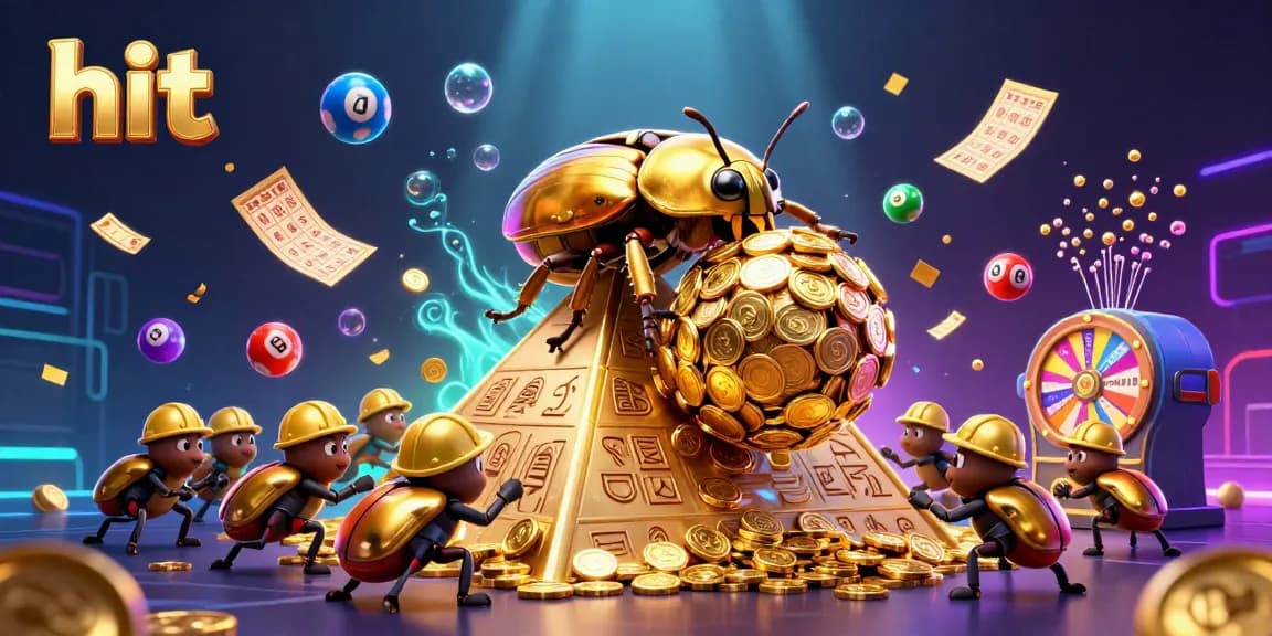 Hit massive jackpots at Hit Club with engaging coin games in a vibrant dynamic scene.