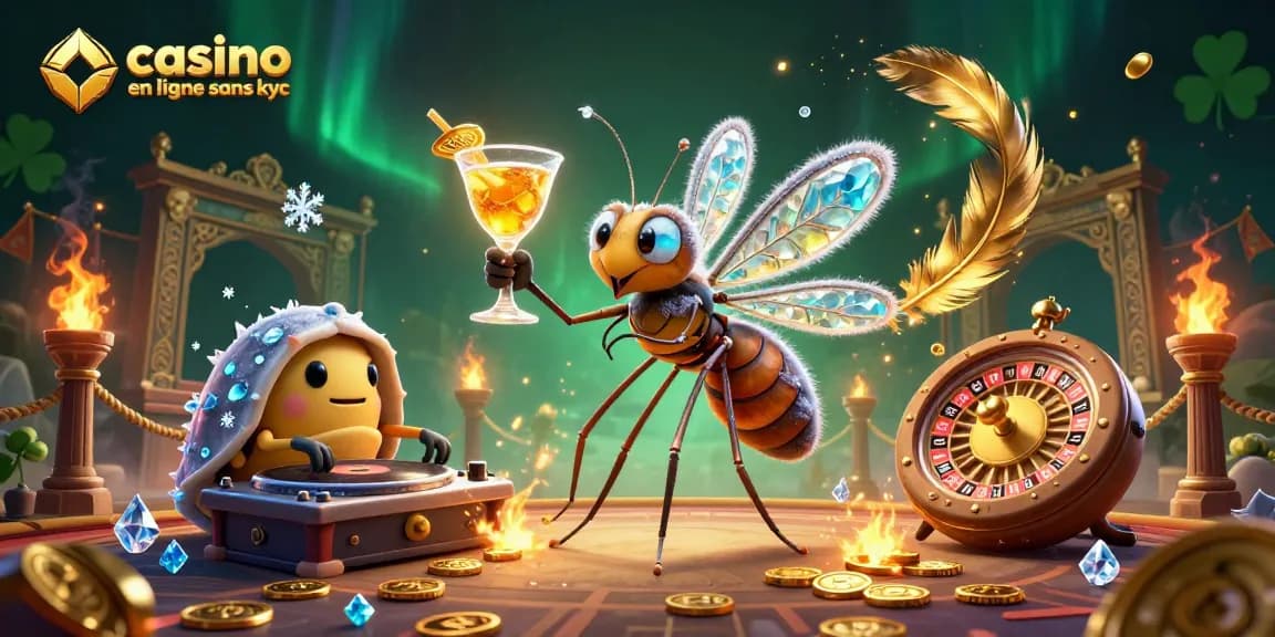 Découvrez l'univers captivant des casinos en ligne sans KYC grâce à un décor interactif et dynamique.