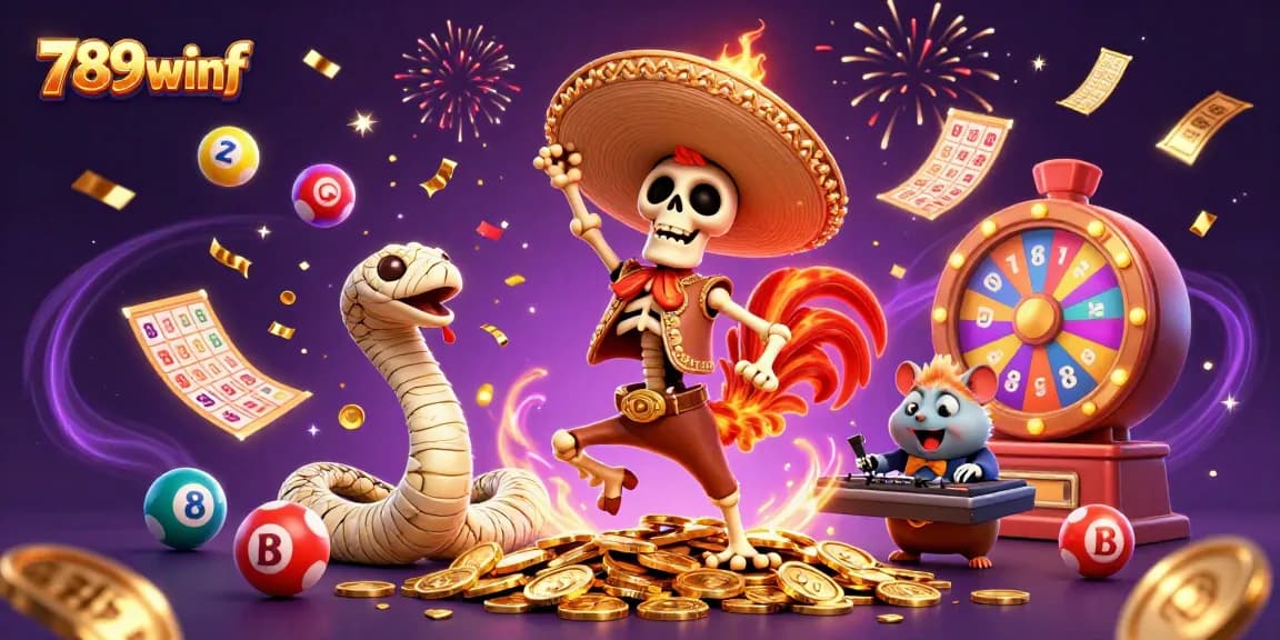 Experience winning thrills with engaging activities at 789winf, highlighted by a vibrant casino celebration.