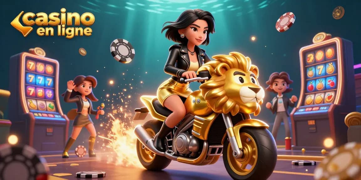 Vivez l'excitation des casinos en ligne avec une action de jeu de casino 3D vibrante.