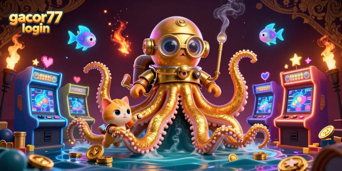 Engage with gacor77 login for thrilling gaming adventures alongside a legendary kraken!