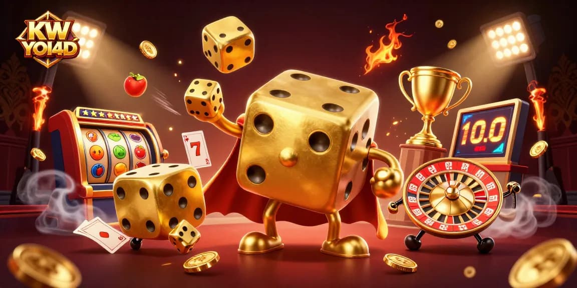 KW YOI4D menambah keseruan slot dengan dadu emas yang beraksi dan simbol buah yang melambung tinggi.