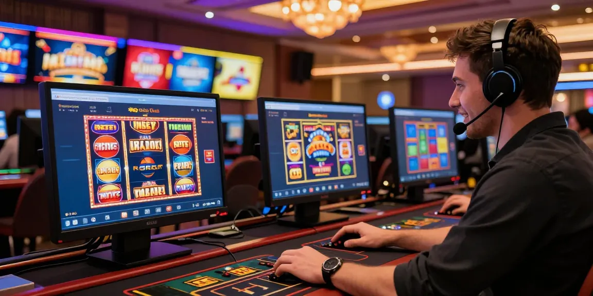 Lemacau Live Chat interaction with friendly customer support in vibrant online casino setting.
