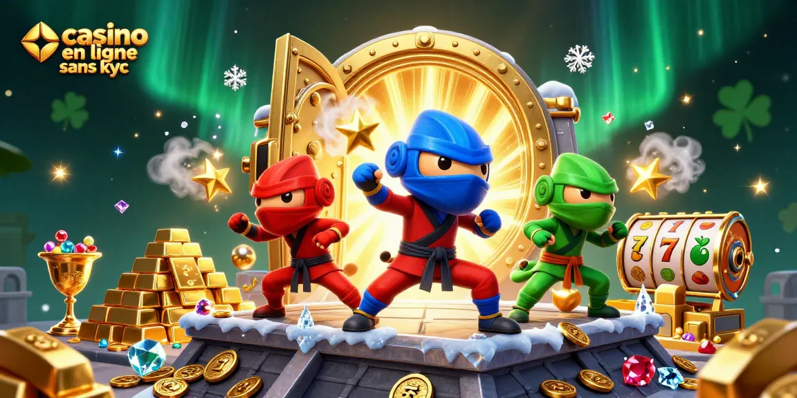 Profitez des jeux sur casino en ligne sans KYC avec l'équipe de ninjas personnalisés.