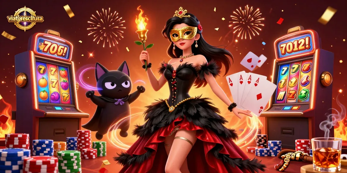Experience the excitement of viatjarescultura with thrilling slots, jackpots, and festive casino elements!