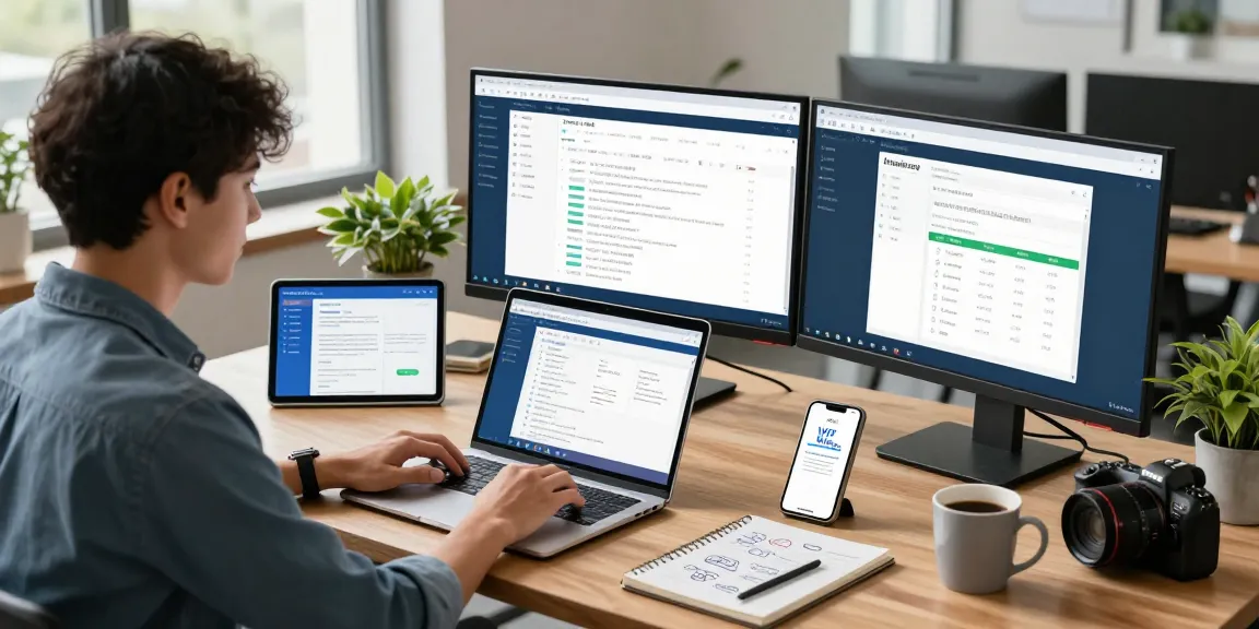 Embrace productivity with wps下载 at a modern office workspace featuring vibrant document editing and AI tools.
