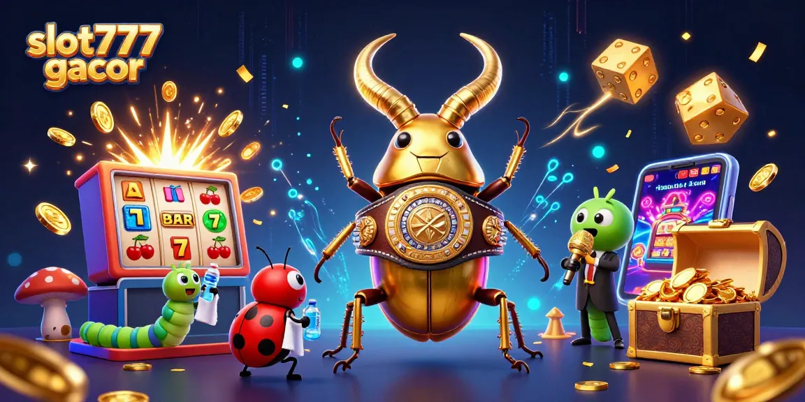 Slot777 gacor menghadirkan pengalaman bermain yang menyenangkan dengan simbol jackpot dan efek cahaya.