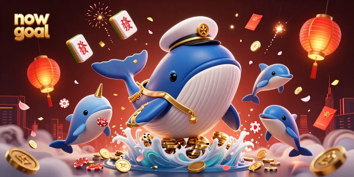 Engage in thrilling betting action at now goal, featuring a vibrant 3D scene with animated marine characters among casino elements.