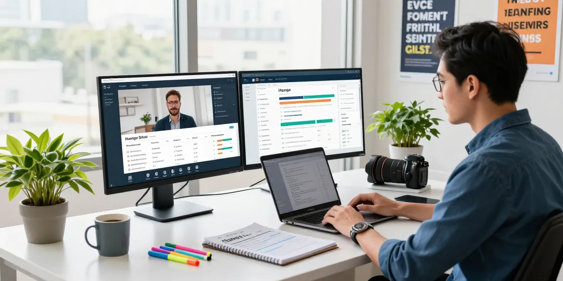Exploring Homge page links for boost in a vibrant marketing workspace.