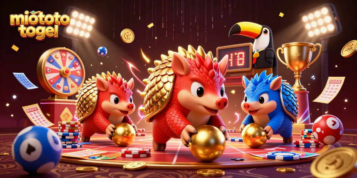 Engage with miototo togel lottery action as rival pangolins compete in a dynamic casino scene.
