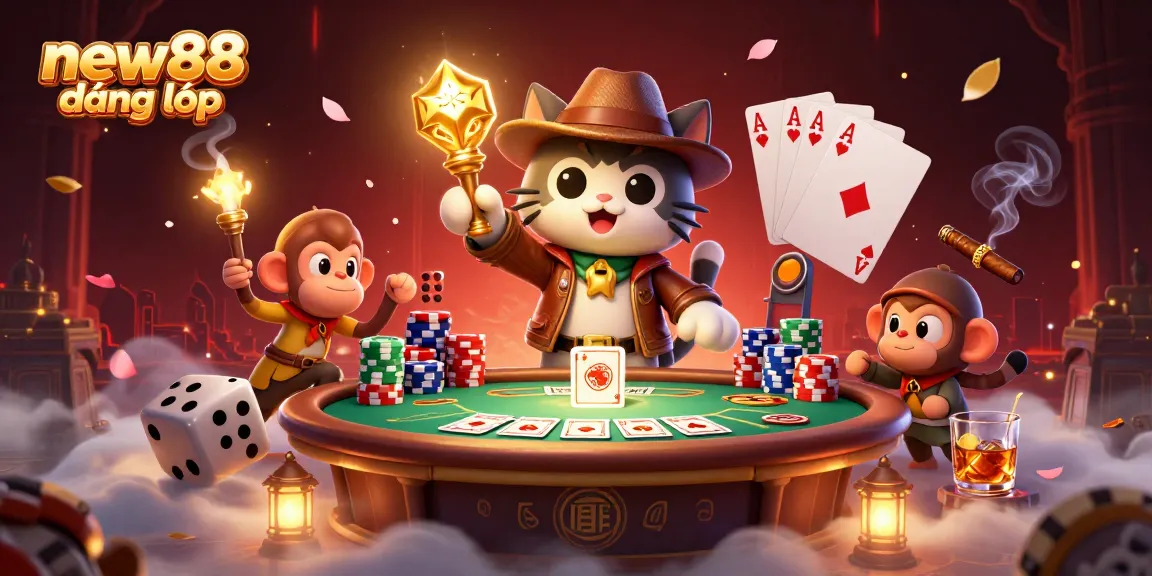 Experience thrilling gameplay at new88 đăng nhập with vibrant casino elements and dynamic characters.
