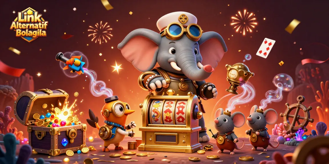 Mainkan slot di Link Alternatif Bolagila dan temukan harta karun dengan simbol menarik dan koin berkilau.