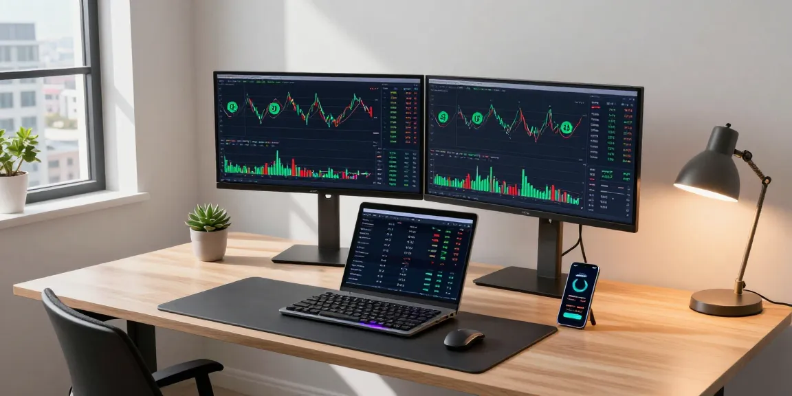 money6x.com make money online in a modern crypto office with live trading charts and a digital wallet