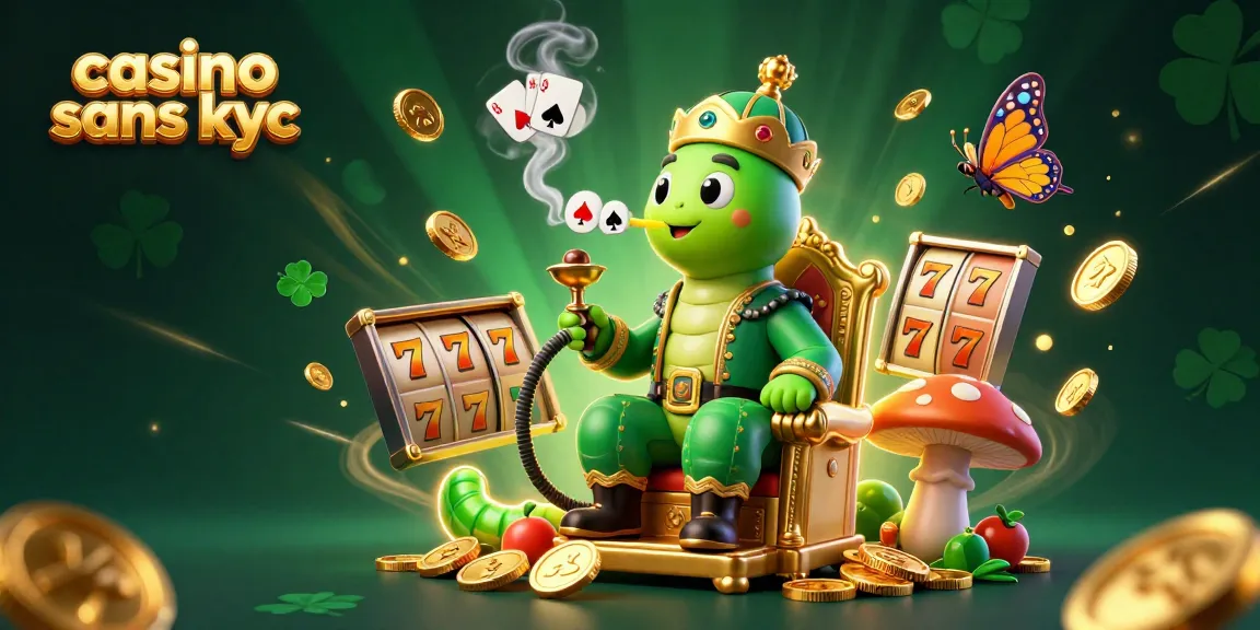Jouez au casino sans KYC avec des machines à sous, jackpots et symboles chanceux.