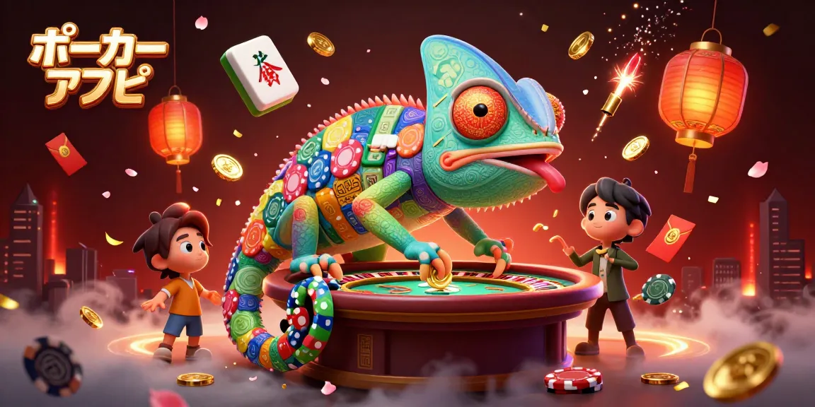 ポーカーアプリで遊ぶカラフルなチューチューボードキャラクターが黄金のコインをスナップする様子