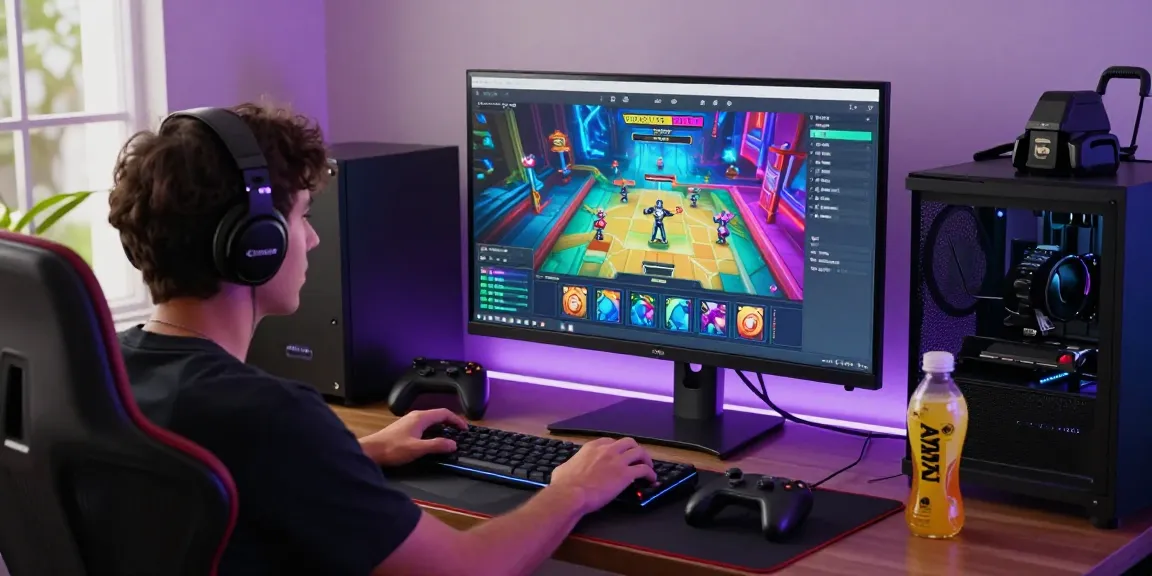 Engaging gaming setup showcasing CIKA4D's Olympus X1000 Super Scatter game with vibrant graphics.