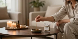 Experience the soothing aroma with the buy-atomic-platinum-10-gram-bag in a cozy setting.