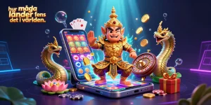 Spin slot games while exploring hur många länder finns det i världen with cartoon guardian and rich casino elements.