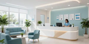 Hair transplant turkey clinic environment for patient care and medical services.