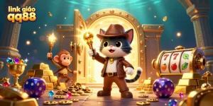 Engage with link vào qq88 as the archaeologist cat discovers riches in an ancient casino.