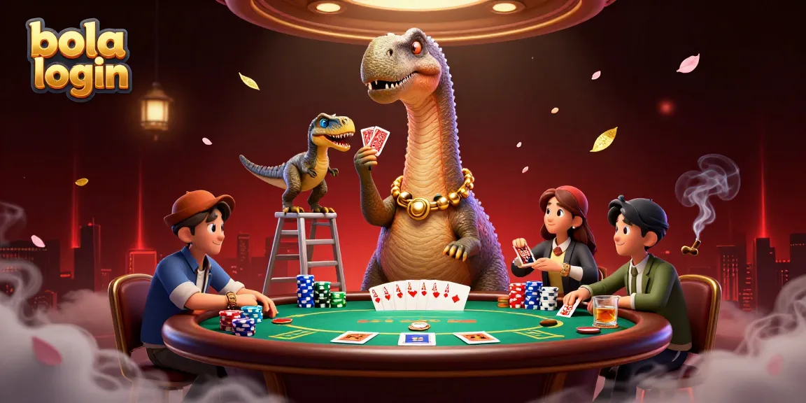 Engage in thrilling action with bola login featuring a giant brontosaurus and clever raptor in a vibrant casino