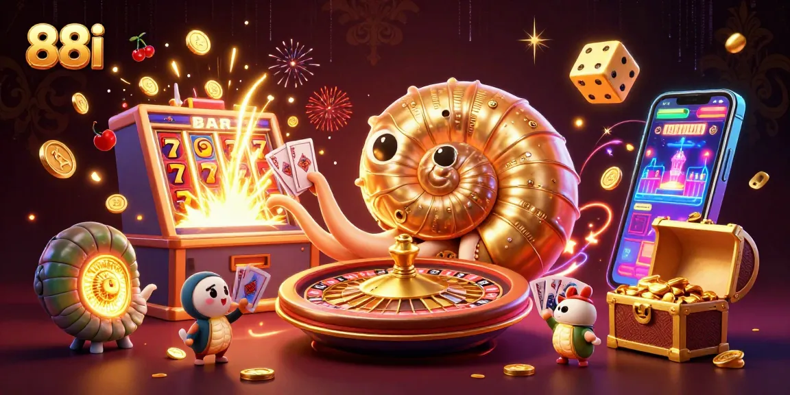 Experience thrilling slots and jackpots with 88i's vibrant casino scene bursting with excitement.