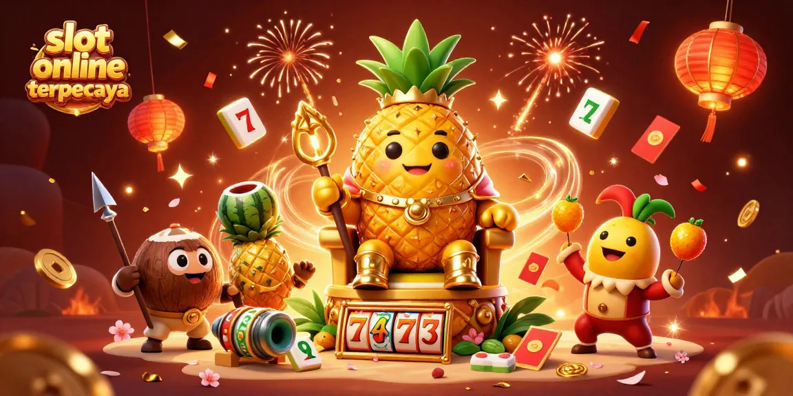 Menang besar di slot online terpercaya dengan raja nanas emas dan jester beraksi di kasino pantai