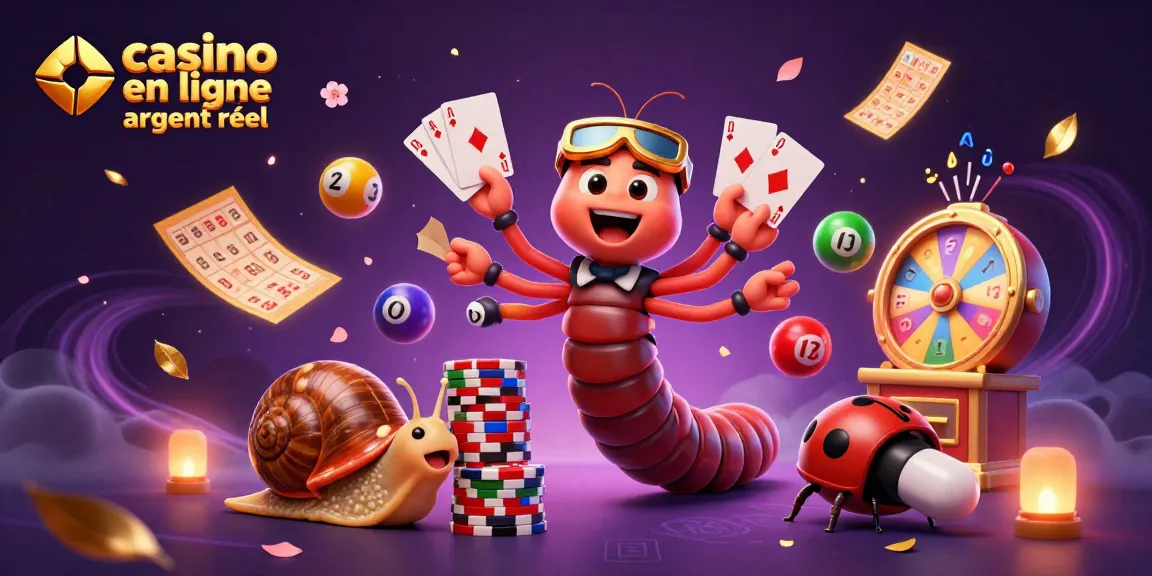 Jouer au casino en ligne argent réel avec des personnages dynamiques et colorés dans une scène palpitante.