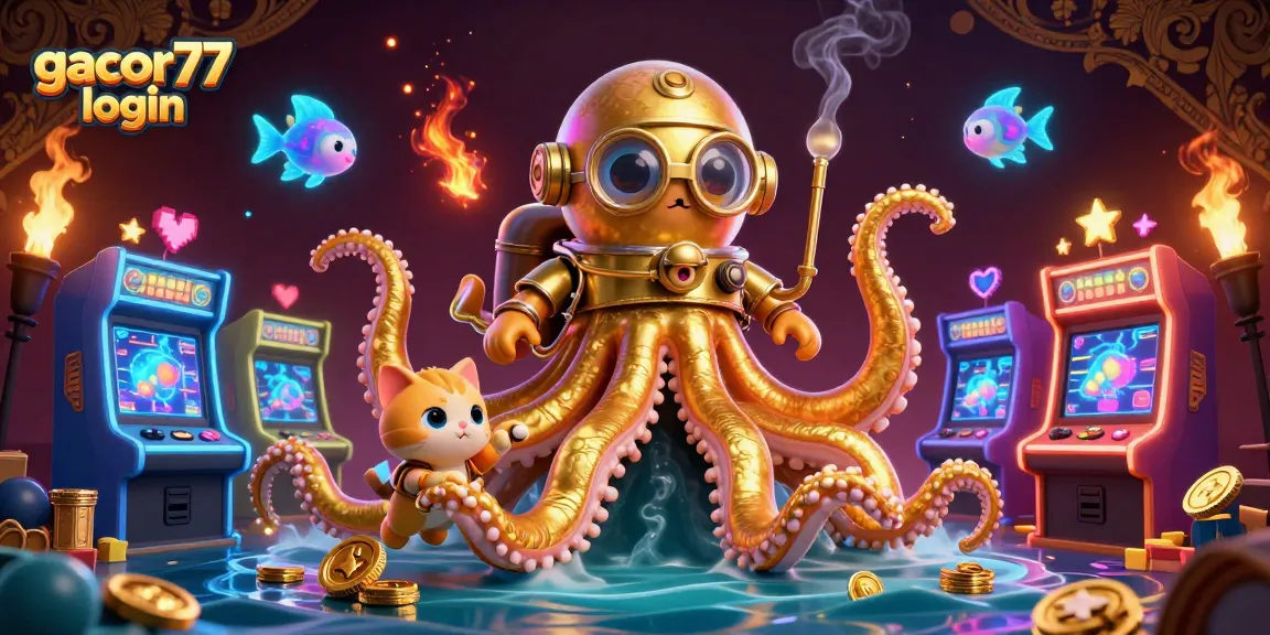 Engage with gacor77 login for thrilling gaming adventures alongside a legendary kraken!