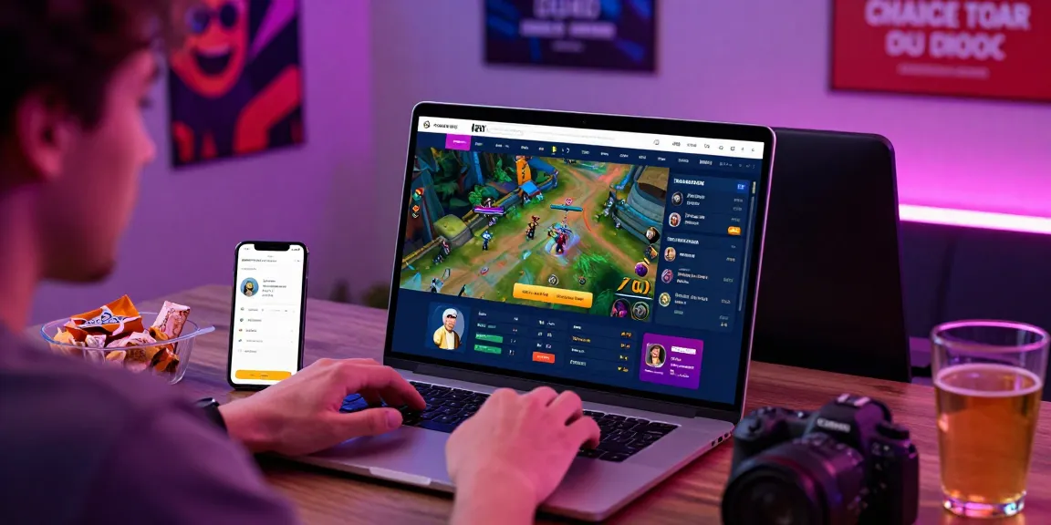 Engaged user experiencing newbet4d's vibrant online betting interface and community.