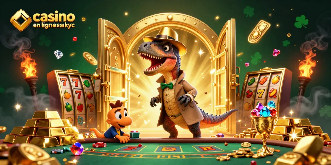 Gagnez avec le casino en ligne sans KYC en jouant avec des dinosaures à la table de blackjack.