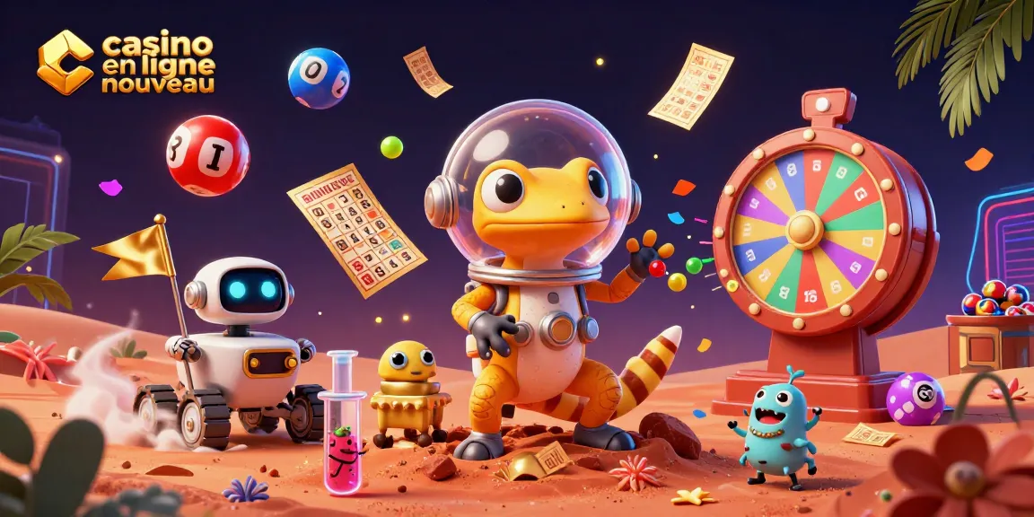 Le nouveau casino en ligne est découvert par un gecko martien dans un univers coloré et dynamique.